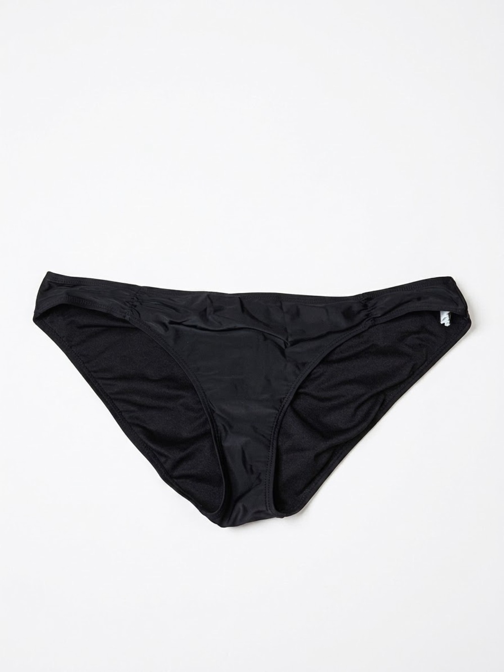 OLD NAVY Black Ruched Bikini Bottoms Size XL Swimwear